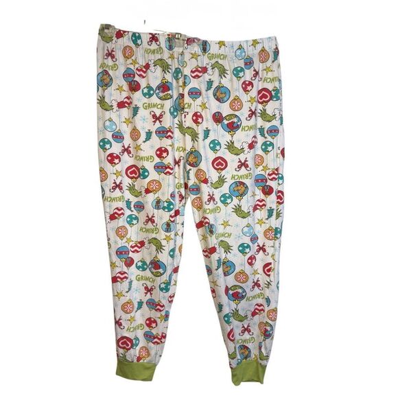 Grinch Holiday Pajamas 2Pc. Set Sz. 2XL Pull On Top and Pants Dr. Seuss - Picture 3 of 10